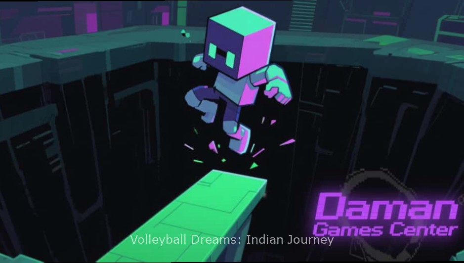 Volleyball Dreams: Indian Journey - Intense Match Gameplay Volleyball Dreams: Indian Journey gameplay showing a intense match between two Indian teams